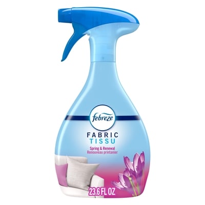 Febreze Désodorisant textile qui combat les odeurs Fabric, parfum Renouveau printanier 700 ml, 1,28 $/100ml
