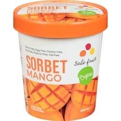 Solo Fruits Sorbet Mango Organic 500 ml, $1.40/100ml
