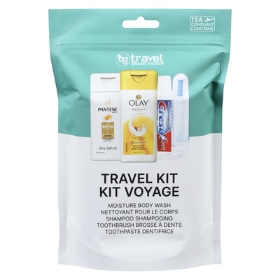 Travel Brand Goods Kit voyage 4 ea, 2,75 $/1ch