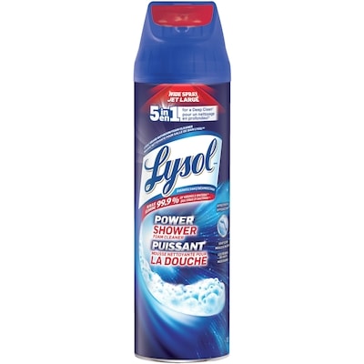 Lysol Power Shower Foam Cleaner, 5 in 1 for a deep clean 538 g, $1.11/100g