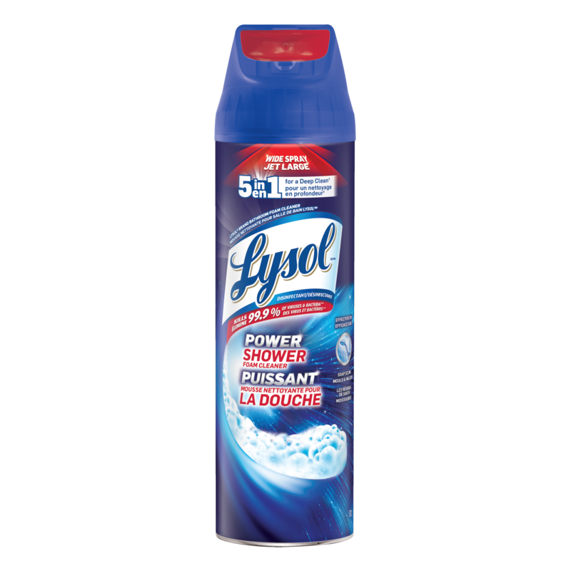 Power Shower Foam Cleaner, 5 in 1 for a deep clean