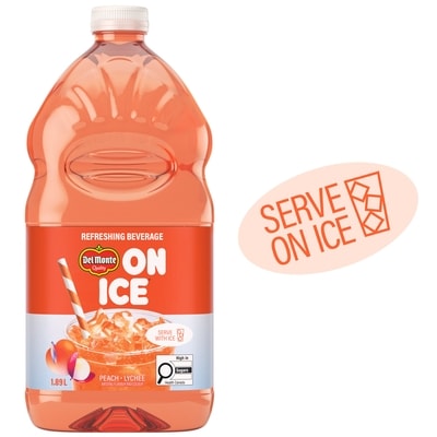 Del Monte Peach Lychee Refreshing Beverage 1.89 l, $0.26/100ml