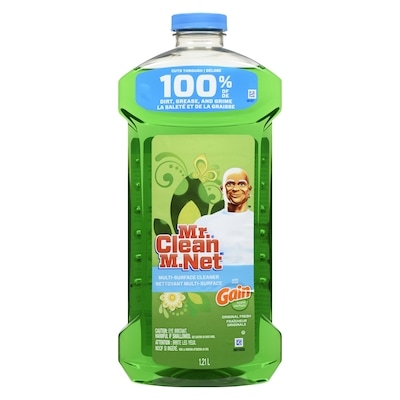 Mr. Clean Multi Surface Cleaner with Original Scent, All Purpose Cleaner 1.21 l, $0.41/100ml