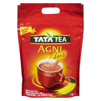 Tata Loose Black Tea Agni Leaf 1 kg, $1.15/100g