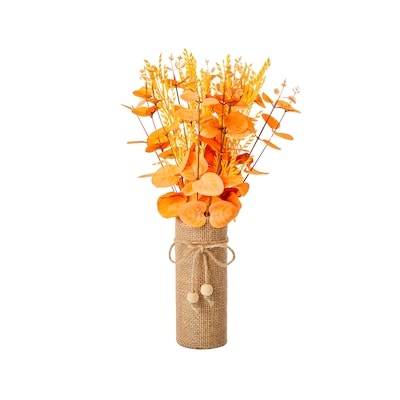 null Artificial Flowers in Vase - Gold 1 ea, $16.00/1ea