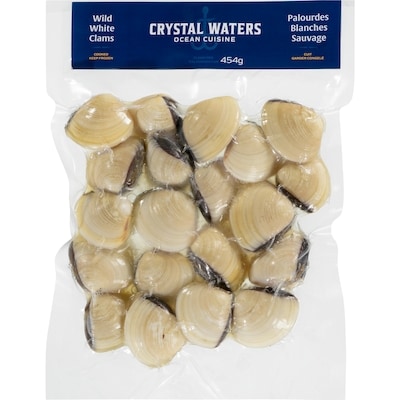 Crystal Waters Wild White Clams 454 g, $1.10/100g
