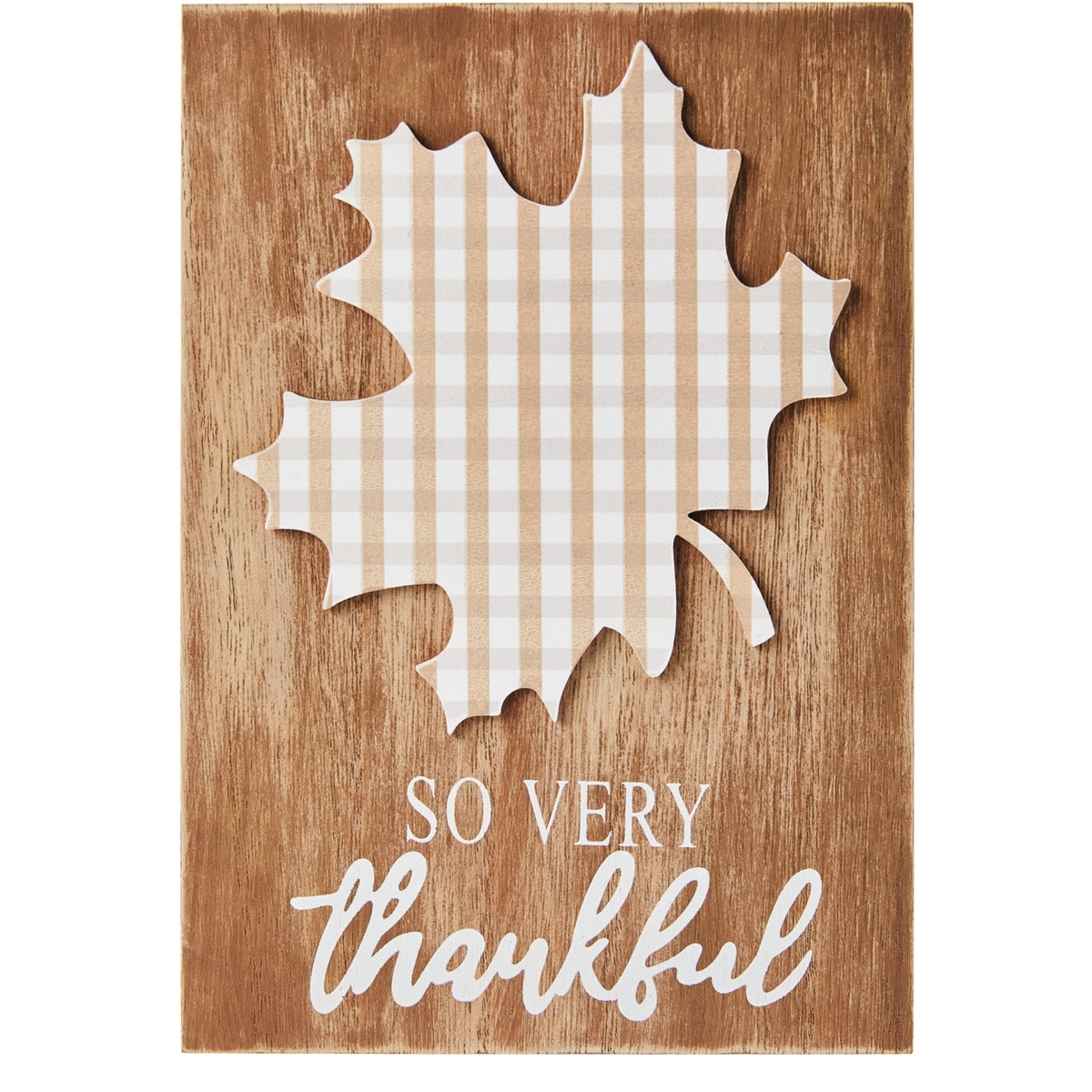 null Harvest Leaf Art Block - So Very Thankful 1 ea, $3.50/1ea
