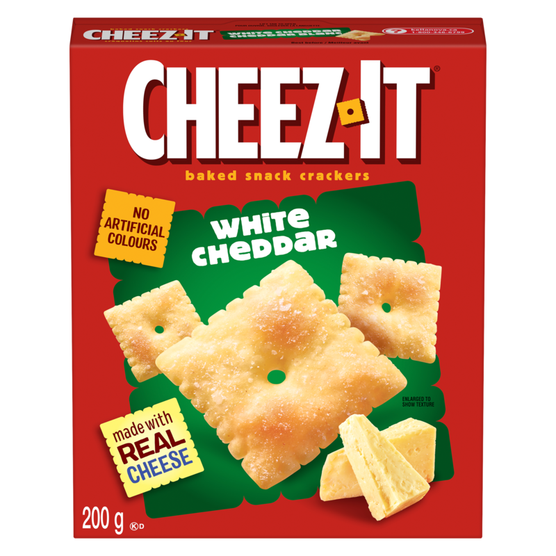Baked Snack Crackers White Cheddar
