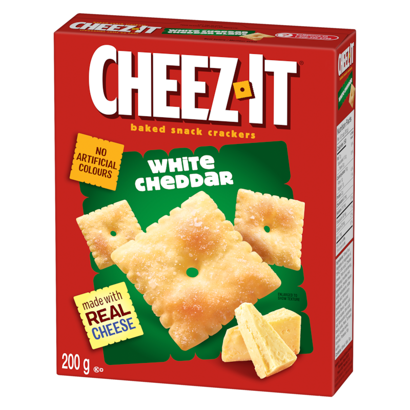 Baked Snack Crackers White Cheddar