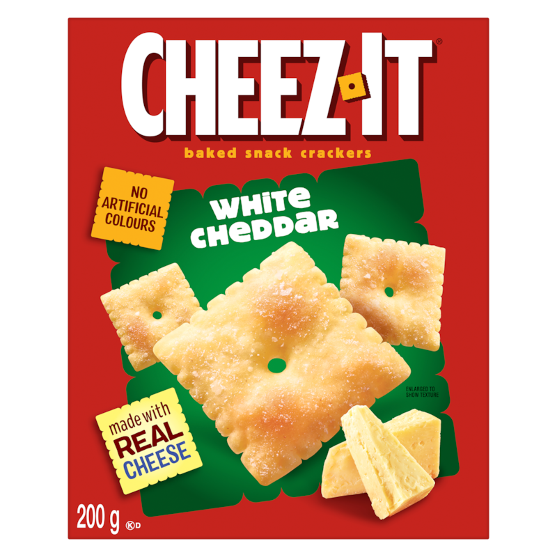Baked Snack Crackers White Cheddar