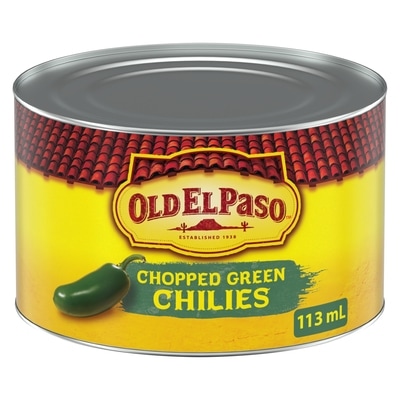 Old El Paso Chopped Green Chilies 113 ml, $2.20/100ml