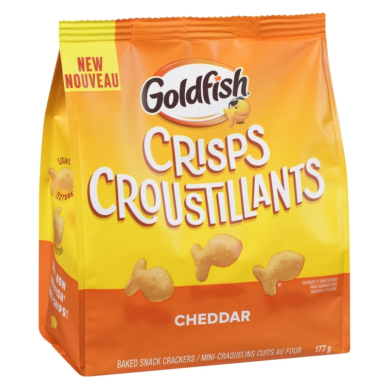 Goldfish Crisps Baked Snack Crackers Cheddar
