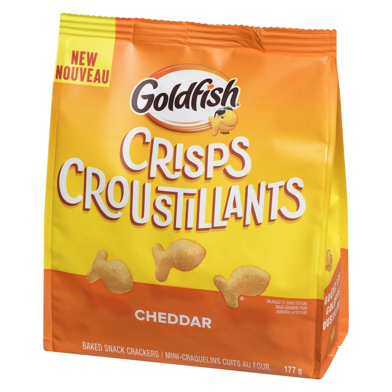 Goldfish Crisps Baked Snack Crackers Cheddar