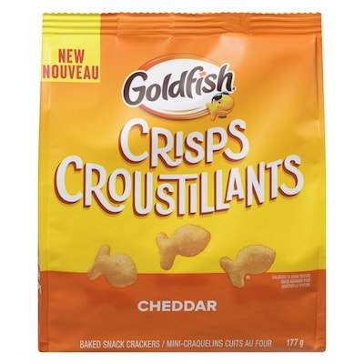 Goldfish Crisps Baked Snack Crackers Cheddar