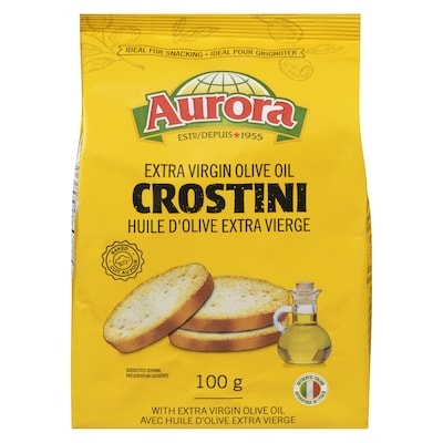Aurora Crostini Extra Virgin Olive Oil 100 g, $3.79/100g