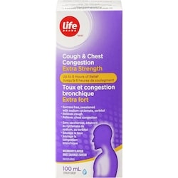 Life Sirop extra fort pour la toux et la congestion bronchique, baies sauvages 100 g, 6 490,00 $/100g