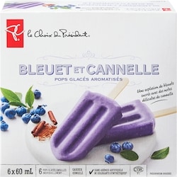 President's Choice Blueberry Cinnamon Flavoured Ice Pops - 360 ml