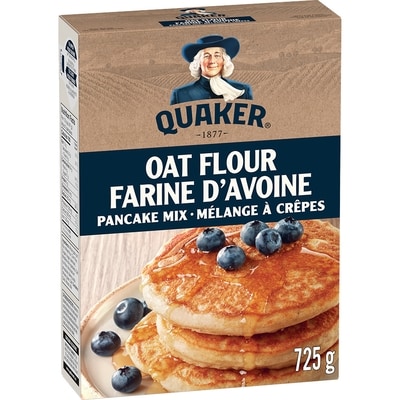 Quaker Oat Flour Pancake Mix 725 g, $1.10/100g