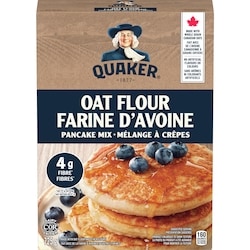 Quaker Farine d'avoine mélange à crêpes  725 g, 0,96 $/100g