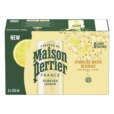 Maison Perrier Boisson à l’eau pétillante Infiniment Citron 8x330.0 ml, 0,38 $/100ml