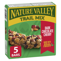 Nature Valley Trail Mix Chewy Grain Bar Dark Chocolate Cherry 175 g, $2.14/100g