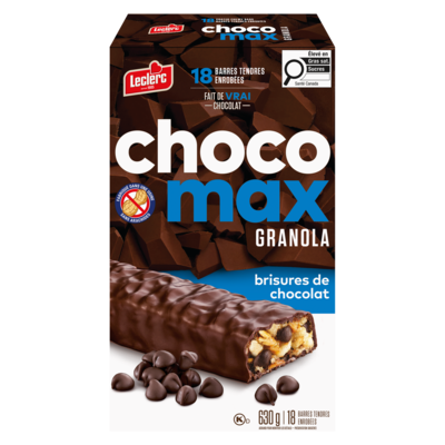 Leclerc Granola Choco Max 630 g, 2,06 $/100g