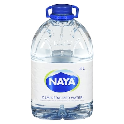 Naya Demineralized Water 4 l, $0.06/100ml