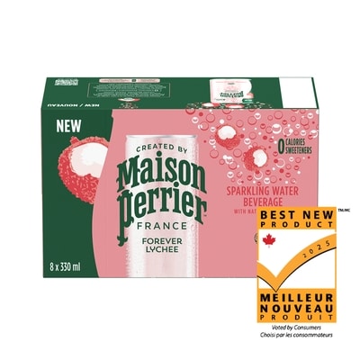 Maison Perrier Sparkling Water Beverage Forever Lychee, 8-Pack 8x330.0 ml, $0.30/100ml