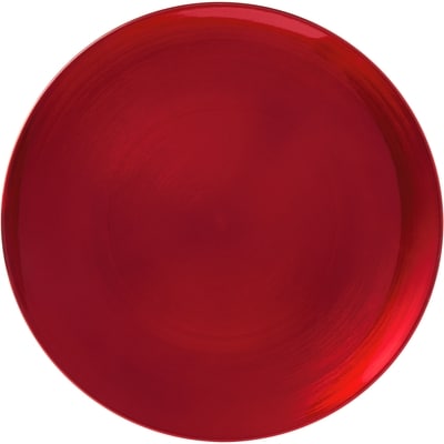 Life at Home Coupe Charger Plate - Red 1 ea, $4.00/1ea