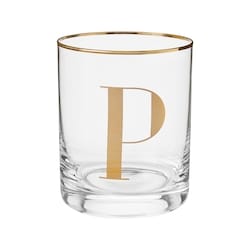 Life at Home Monogram Double Old Fashioned Glass - Letter P 1 ea, $8.00/1ea