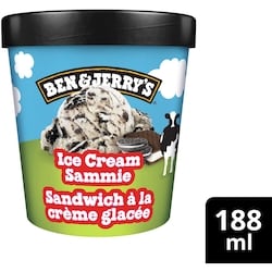 Ben & Jerry’s Crème Glacéeavec Sammie des ingrédients issus du commerce équitable 473 ml, 1,48 $/100ml