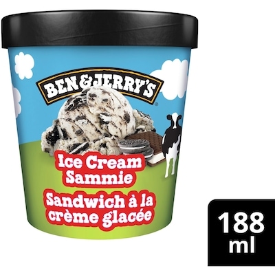 Ben & Jerry’s Crème Glacéeavec Sammie des ingrédients issus du commerce équitable 473 ml, 1,48 $/100ml