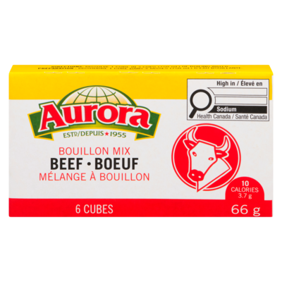Aurora Mélange à bouillon boeuf 66 g, 2,71 $/100g