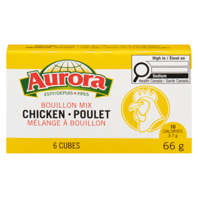 Aurora Mélange à bouillon poulet 66 g, 1,89 $/100g