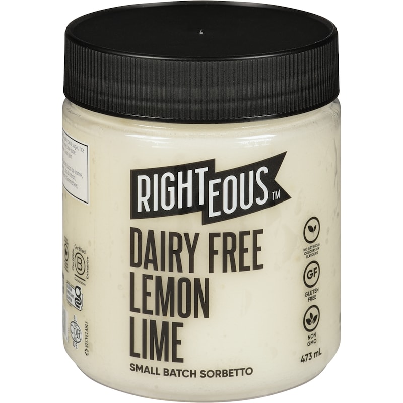 Small Batch Sorbetto Dairy Free Lemon Lime