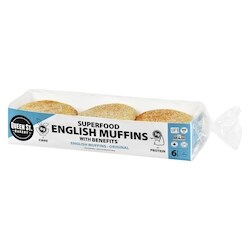 Muffin様✨ Queen St. Bakery Superfood English Muffins Original - 80 g