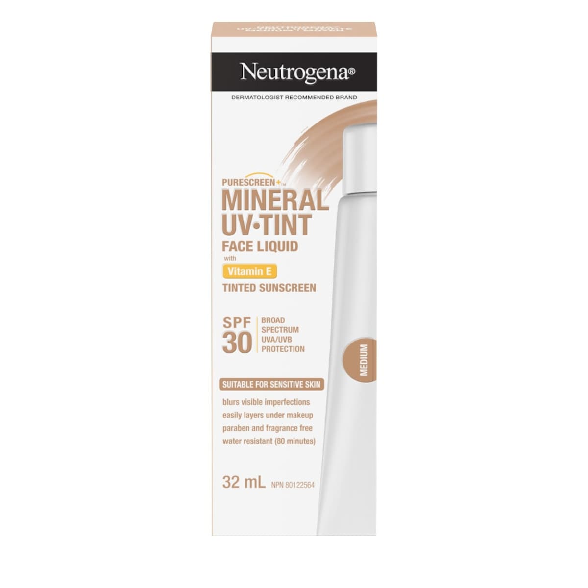 Neutrogena NTG Mineral UV Tint SPF 30 Medium 32 ml, $56.22/100ml