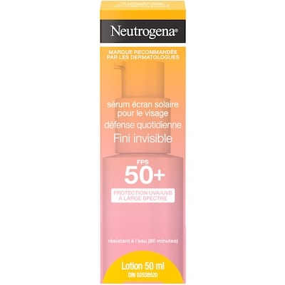 Neutrogena Sérum Défense quotidienne Fini invisible, FPS 50+ 50 ml, 35,98 $/100ml