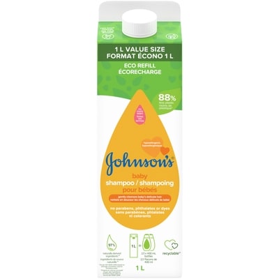 Johnsons Shampoing pour bébés Or Recharge 1 l, 1,20 $/100ml