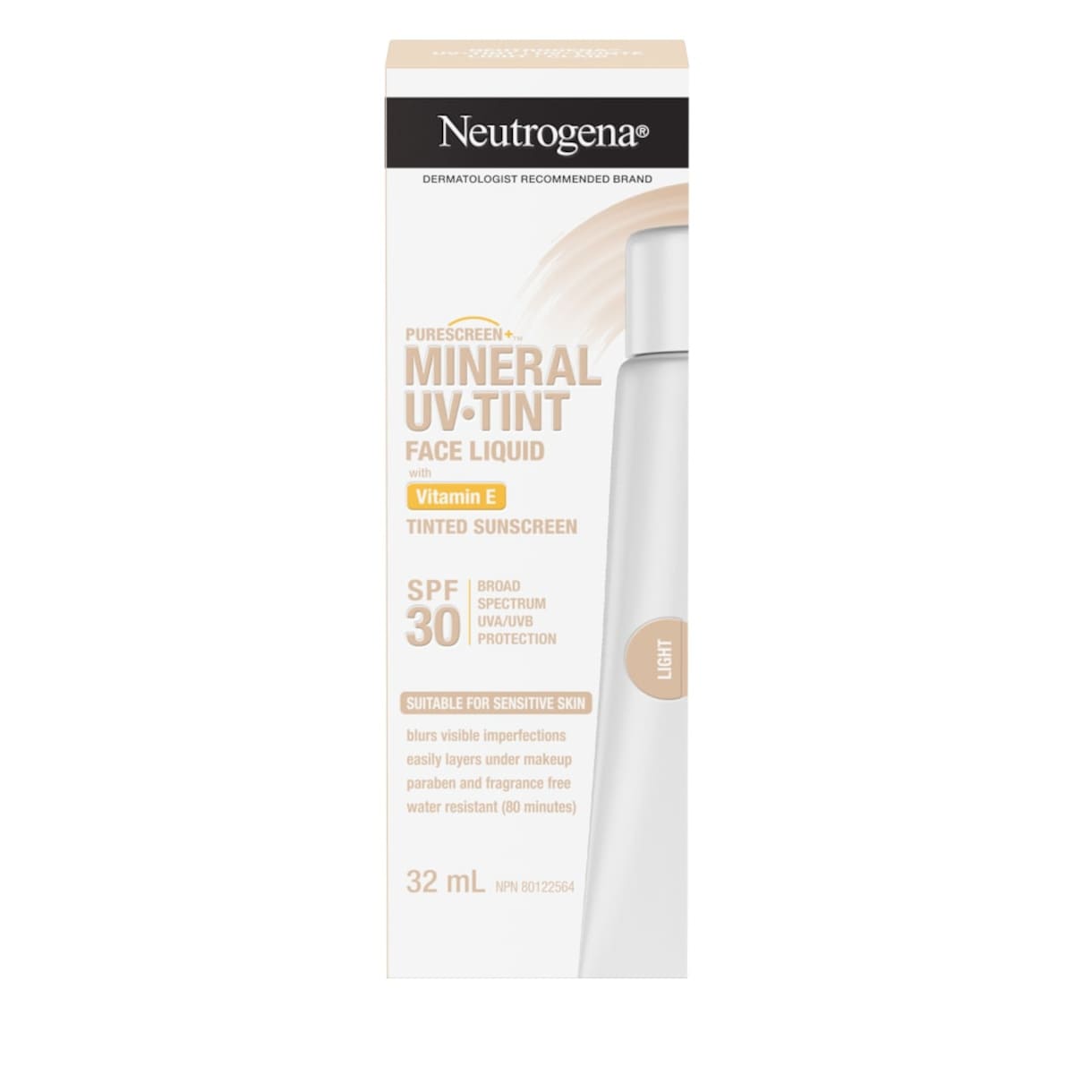 Neutrogena NTG Mineral UV Tint SPF 30 Light 32 ml, $56.22/100ml