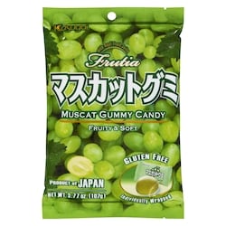 Kasugai Frutia Gummy Candy Muscat Gummy Candy 107 g, $3.73/100g