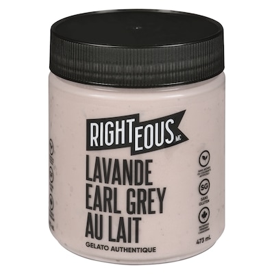 Righteous Gelato authentique lavande earl grey au lait 473 ml, 1,69 $/100ml