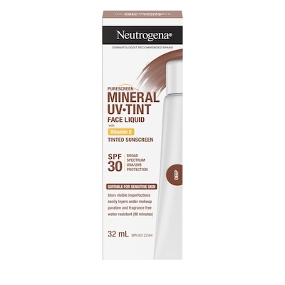 Neutrogena NTG Mineral UV Tint SPF 30 Deep 32 ml, $56.22/100ml