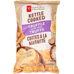 President's Choice Kettle Cooked Truffle Flavoured Potato Chips 200 g, $1.25/100g