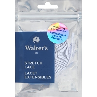 null Stretch Lace White Reflective 1 ea, $9.99/1ea