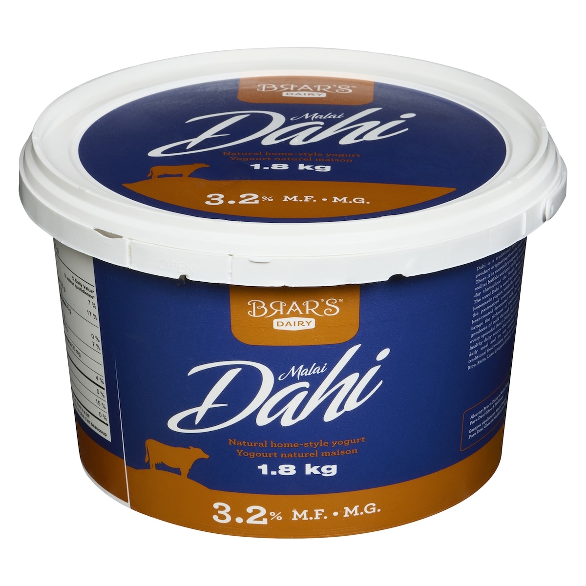 Brar's Homestyle Yogurt 1800 g, $0.47/100g