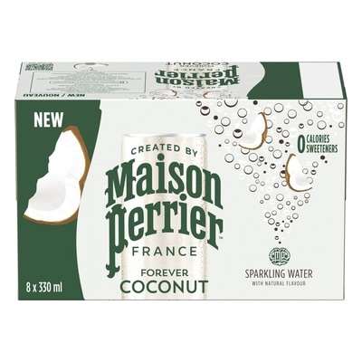 Maison Perrier Sparkling Water Beverage Forever Coconut 8x330.0 ml, $0.30/100ml