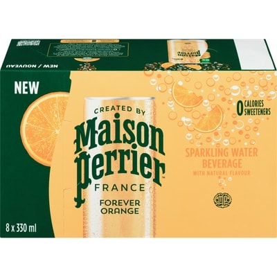 Maison Perrier Sparkling Water Beverage Forever Orange 8x330.0 ml, $0.34/100ml