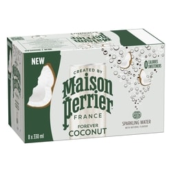 Maison Perrier Sparkling Water Beverage Forever Coconut - 8x330.0