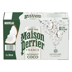 Maison Perrier Infiniment Coco, boisson à l’eau pétillante 8x330.0 ml, 0,38 $/100ml